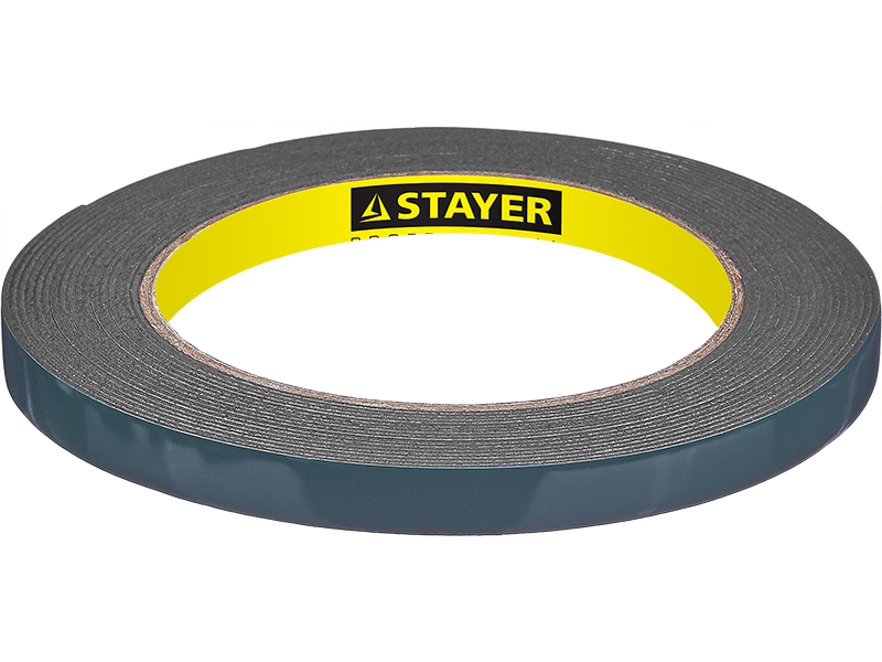 Клейкая лента монтажная 9 мм x 5 м, STAYER PROFI