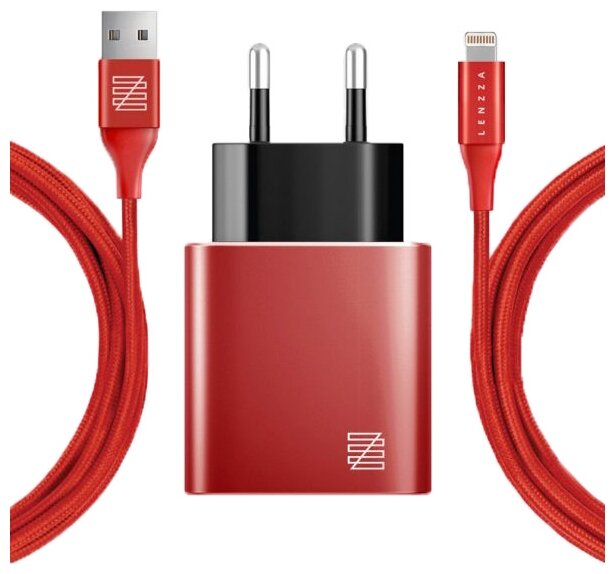 Зарядное устройство красный плюс. Кабель Lenzza nylon Braided Kevlar USB - USB Type-c (lnbcktc20) 2 м. Сетевая зарядка Lenzza Piazza Metallic + Lightning. Сетевая зарядка Volare Rosso mc02 + кабель Type-c. Сетевая зарядка Volare Rosso mc02 + кабель Lightning.