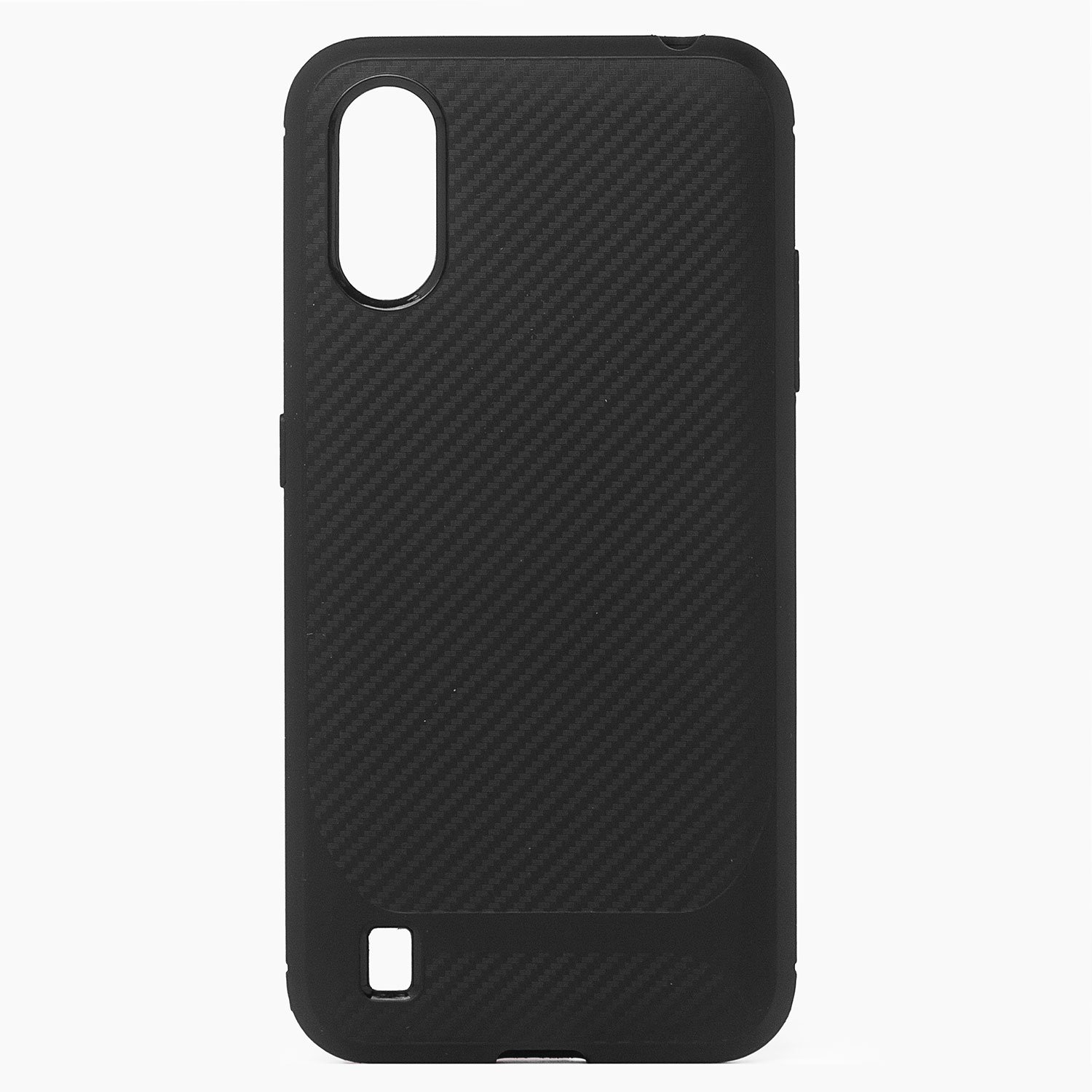 

Чехол-накладка - SC149 для смартфона Samsung SM-A015 Galaxy A01, силикон, черный (116910)