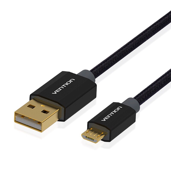 

Кабель Vention USB2.0(Am)-microUSB2.0(5 pin), 480 МБит/сек, 50см, черный (CADBD)
