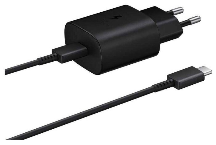 Сетевое зарядное устройство Samsung EP-TA800, PD 25 Вт, 3А, черный