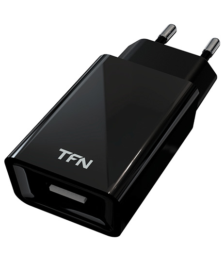 

Сетевое зарядное устройство TFN TFN-WC1U1ABK, 1USB, 1A, черный, TFN-WC1U1ABK