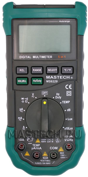 

Мультиметр MASTECH MS8229 (59268), MS8229