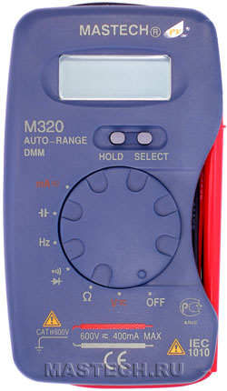 

Мультиметр MASTECH COMPACT M320 (13-2009), M320