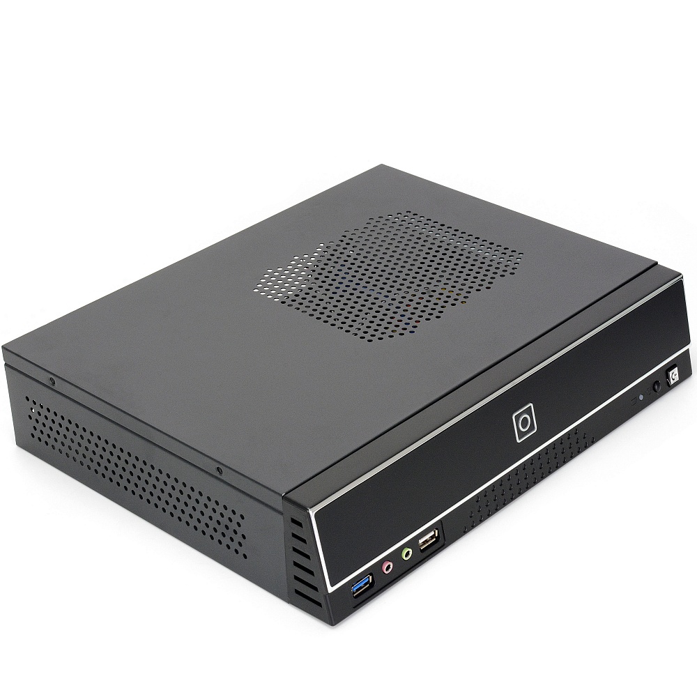 Корпус CROWN CMC-245-103, mATX, Nettop, USB 3.0, черный, 300 Вт (CM000003114)