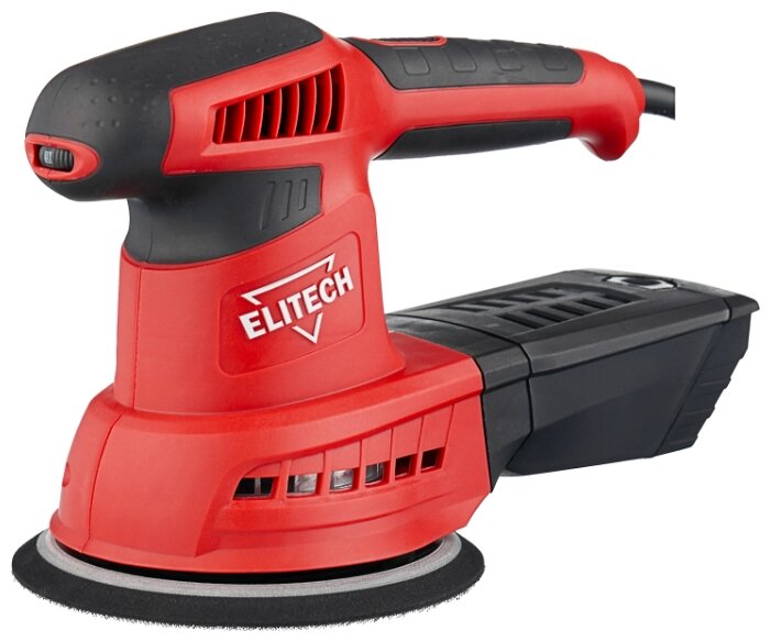 Эксцентриковая шлифовальная машина ELITECH МШЭ 0515Э, 460 Вт, 15 см