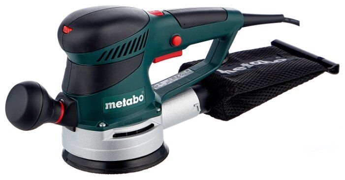 Эксцентриковая шлифовальная машина Metabo SXE 425 TurboTec, сетевая, 320Вт, 125мм, 9200 об/мин, 18400кол/мин, пылесборник, 2.3кг (600131000)