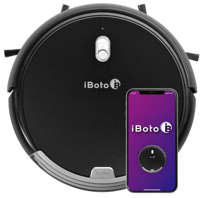 

Робот-пылесос iBoto Smart Х615GW Aqua, серебристый (1192335), Smart Х615GW Aqua
