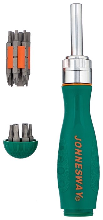 

Набор инструментов, предметов в наборе: 19шт., Храповый механизм, реверсивная, Jonnesway DR0119S (48819), DR0119S