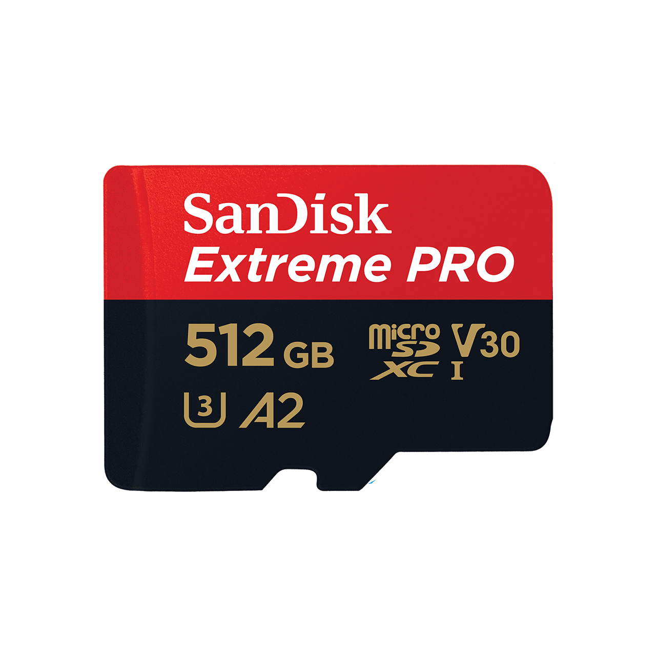 Карта памяти 512Gb microSDXC Sandisk Extreme Pro Class 10 UHS-I U3 + адаптер (SDSQXCZ-512G-GN6MA)