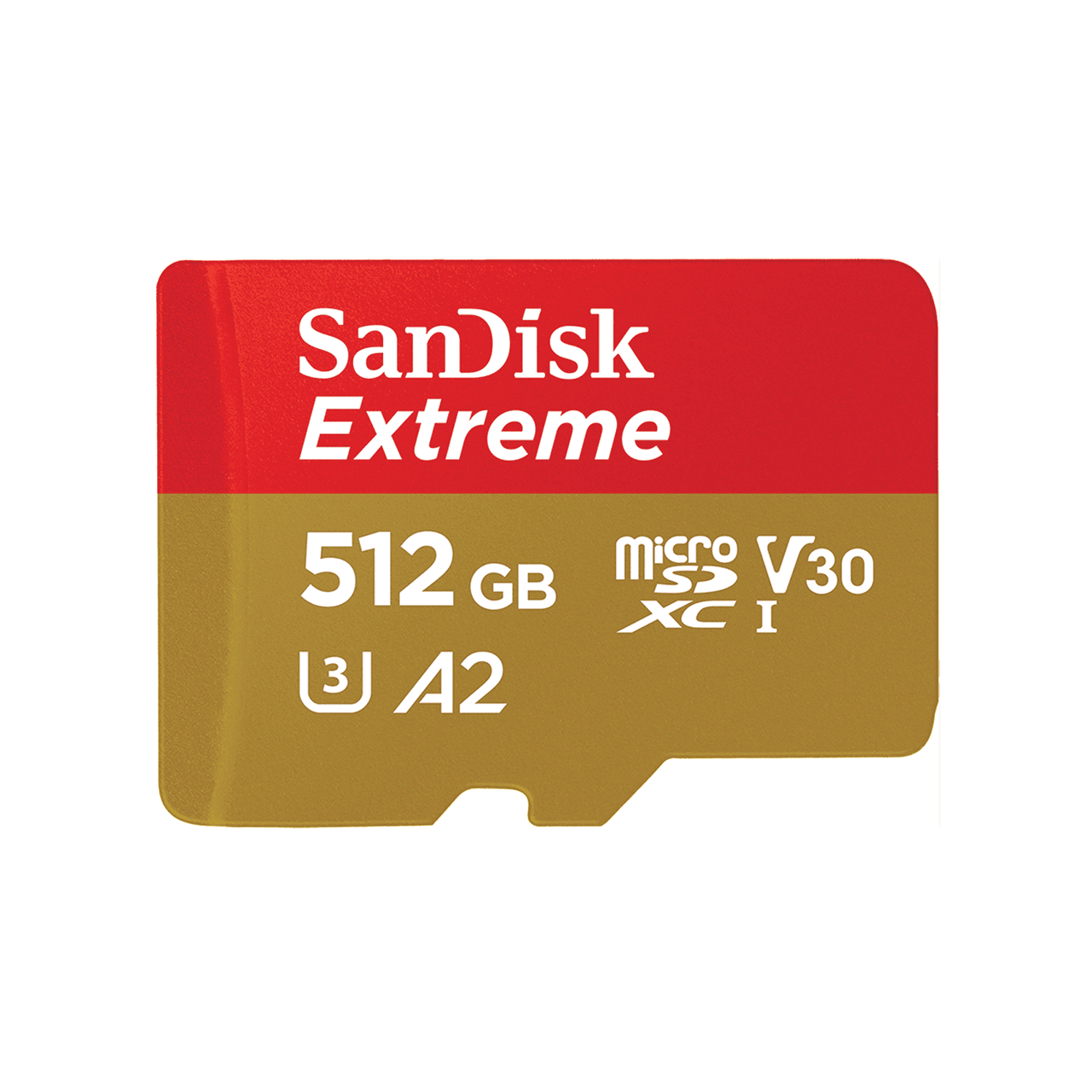 

Карта памяти 512Gb microSDXC Sandisk Extreme Class 10 UHS-I U3 + адаптер, SDSQXA1-512G-GN6MA