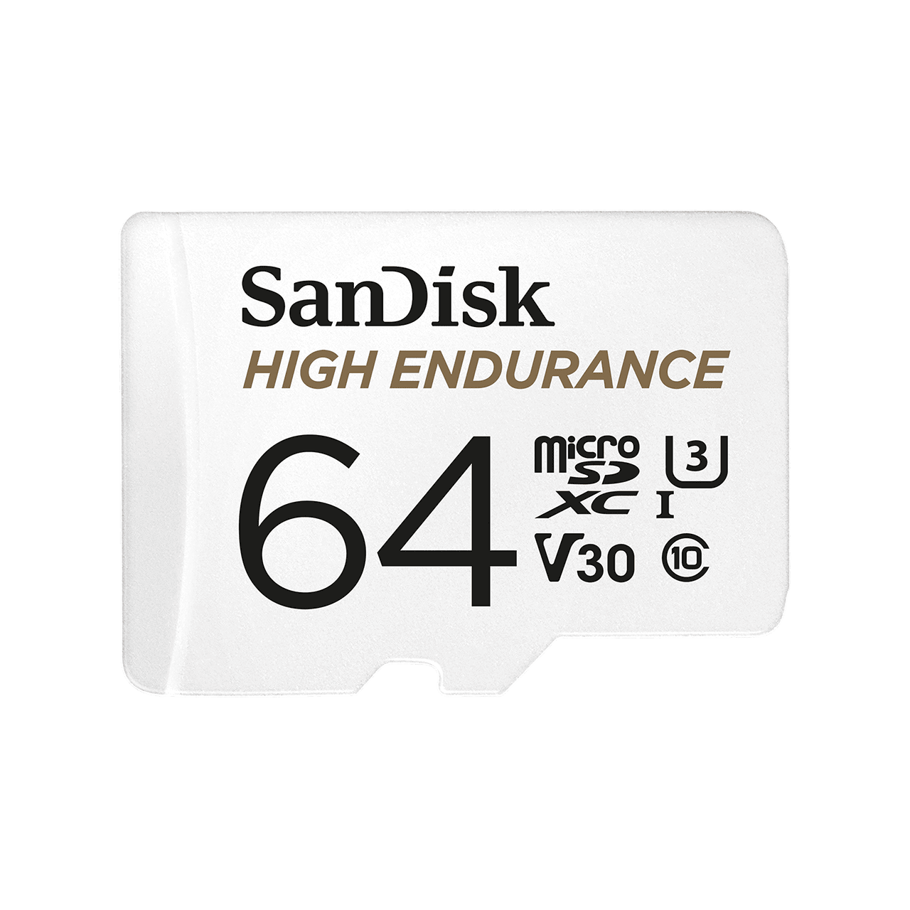 Карта памяти 64Gb microSDXC Sandisk High Endurance Class 10 UHS-I U3