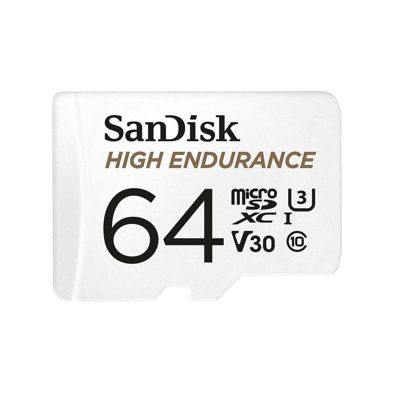 Карта памяти 64Gb microSDXC Sandisk High Endurance Class 10 UHS-I U3 1100₽