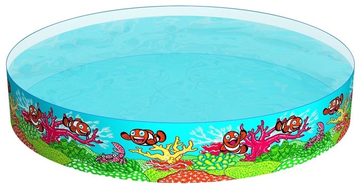 

Бассейн жёсткий круглый Bestway Fill 'N Fun, 244 см, 1612 л (55031), Fill 'N Fun