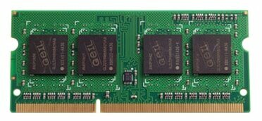 

Память DDR3L SODIMM 4Gb, 1600MHz, CL11, 1.35 В, Geil (GGS34GB1600C11SC), GGS34GB1600C11SC