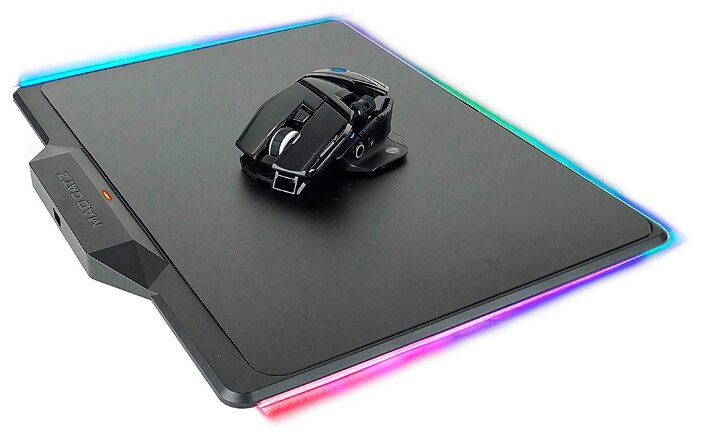 

Мышь беспроводная Mad Catz R.A.T. AIR + коврик, 12000dpi, оптическая светодиодная, USB, черный (MR04DHAMBL000-0), R.A.T. AIR + коврик