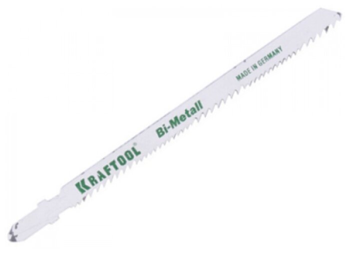 

Пилка для лобзика Kraftool 159505-U, быстрый рез, дерево, ДСП, ламинат, металл, 2 шт. (159505-U), 159505-U