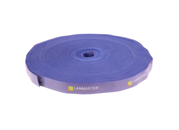 

Стяжка-липучка TWT TWT-VCM30M-BL, 2 см x 30м, 1 шт., в рулоне, синий, TWT-VCM30M-BL