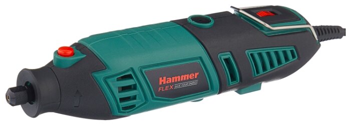 Гравер Hammer MD170A, сетевой, 170 Вт, 35000 об/мин, фиксация шпинделя, регулировка частоты вращения, гибкий вал, кейс