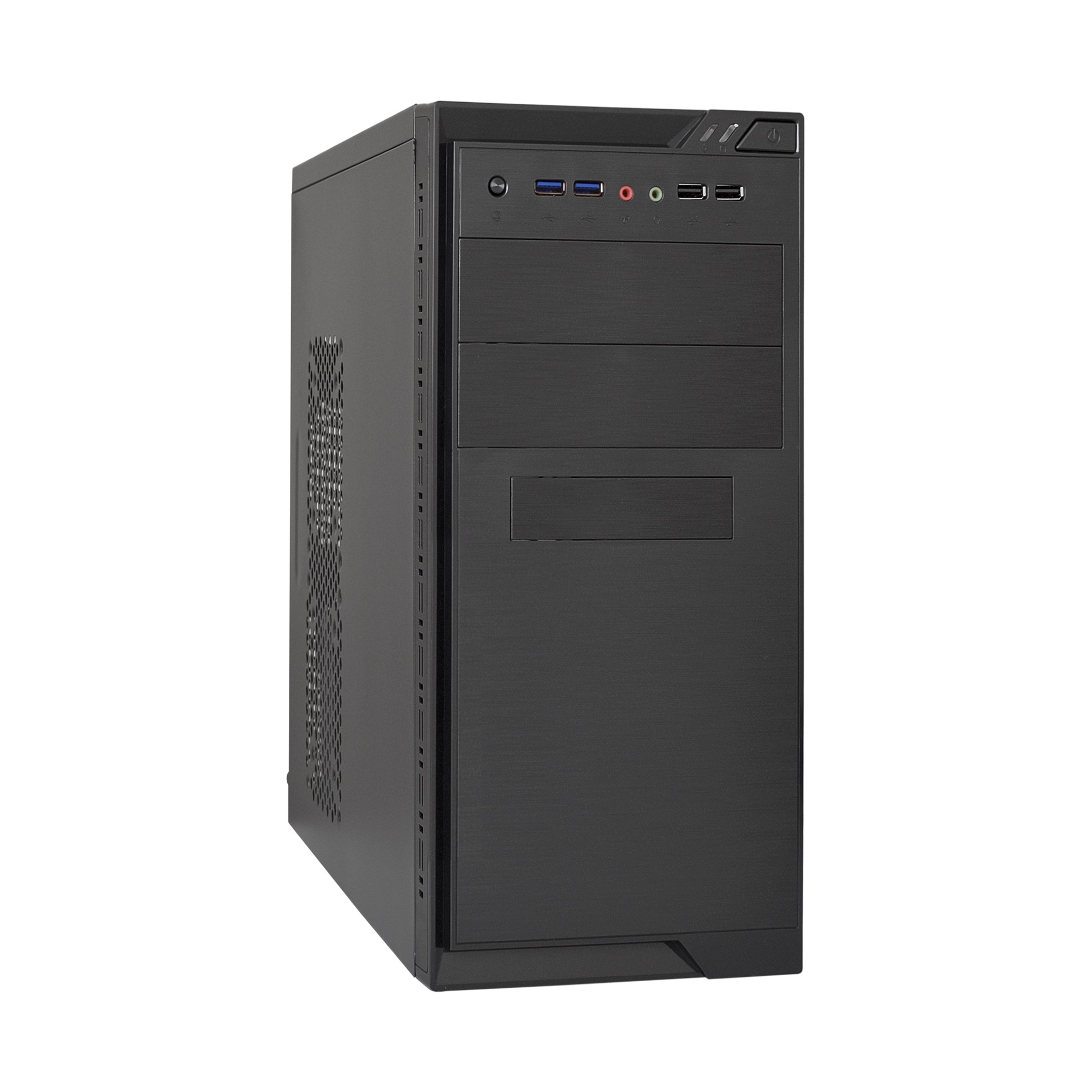 Корпус ExeGate MA-372UX, Mini-Tower, без БП, черный