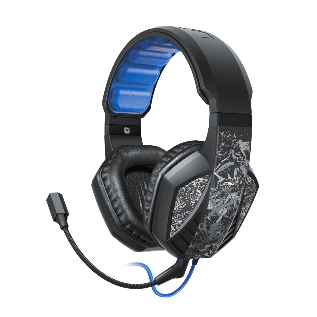 Проводная гарнитура Hama uRage SoundZ 310, черный/серый (00186023)
