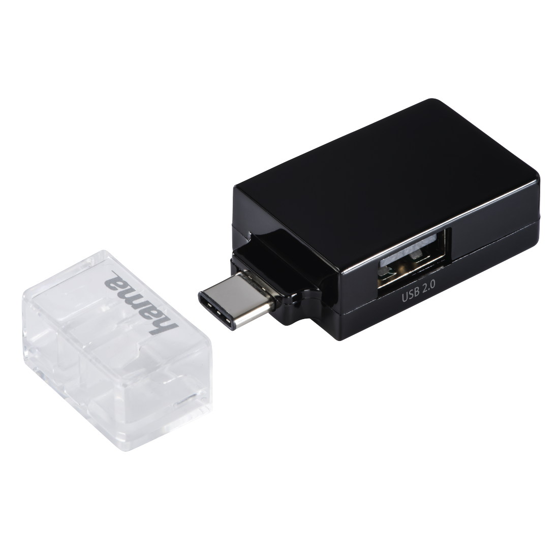 Концентратор Hama, 2xUSB 2.0, 1xUSB 3.0, черный (00135752)