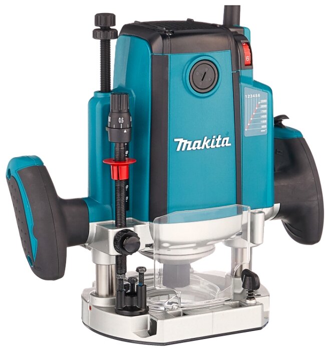 

Фрезер вертикальный Makita RP2301FCX, сетевой, 2100Вт, скорость вращения 9000 об/мин - 21997 об/мин, глубина фрезерования 70мм, размер цанги 12мм, регулировка скорости вращения, 6.1кг, RP2301FCX