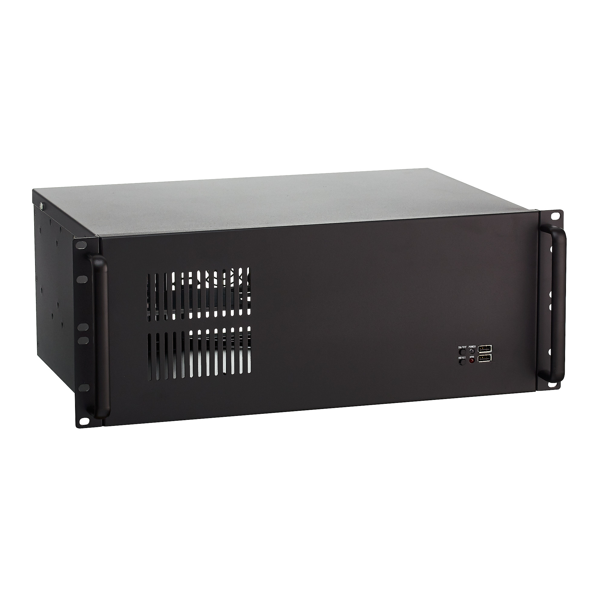 

Корпус Exegate Pro 4U300-08, ATX, 4U RM, без БП, черный/серебристый (EX281235RUS), Pro 4U300-08