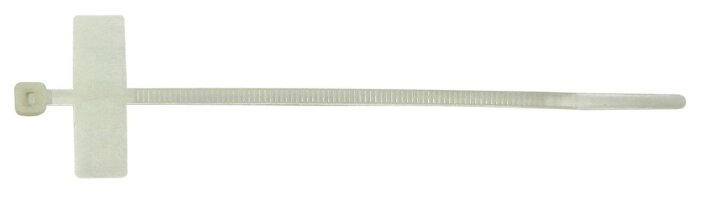 

Стяжка с площадкой Cablexpert, 2.5 мм x 210 мм, 100 шт., белый (MPT-210x2.5)