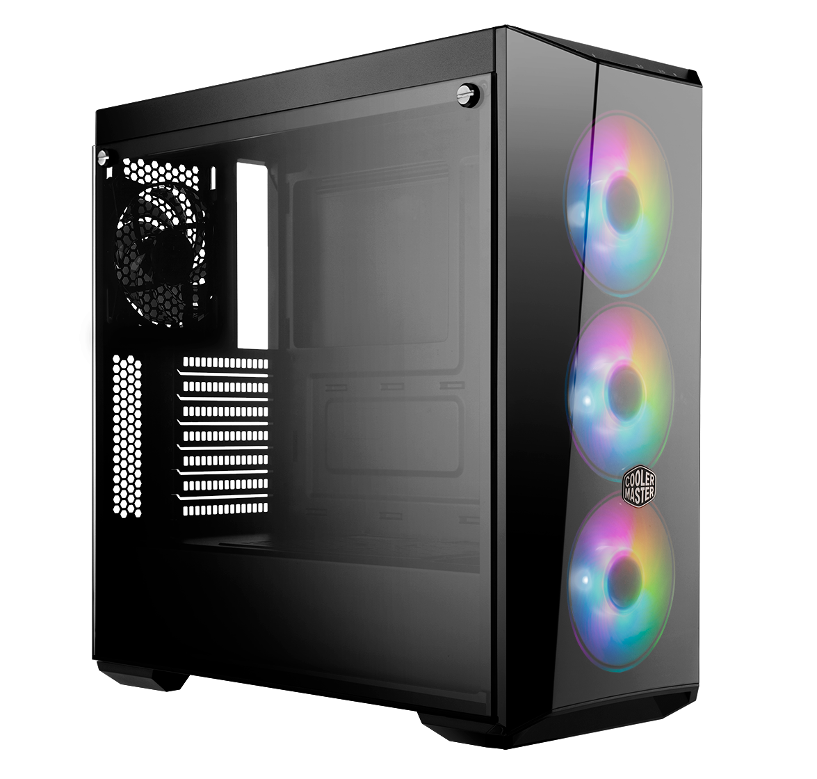 Корпус COOLERMASTER MasterBox 5 Lite RGB, ATX, Midi-Tower, 2xUSB 3.0, RGB подсветка, черный, без БП (MCW-L5S3-KGNN-05)
