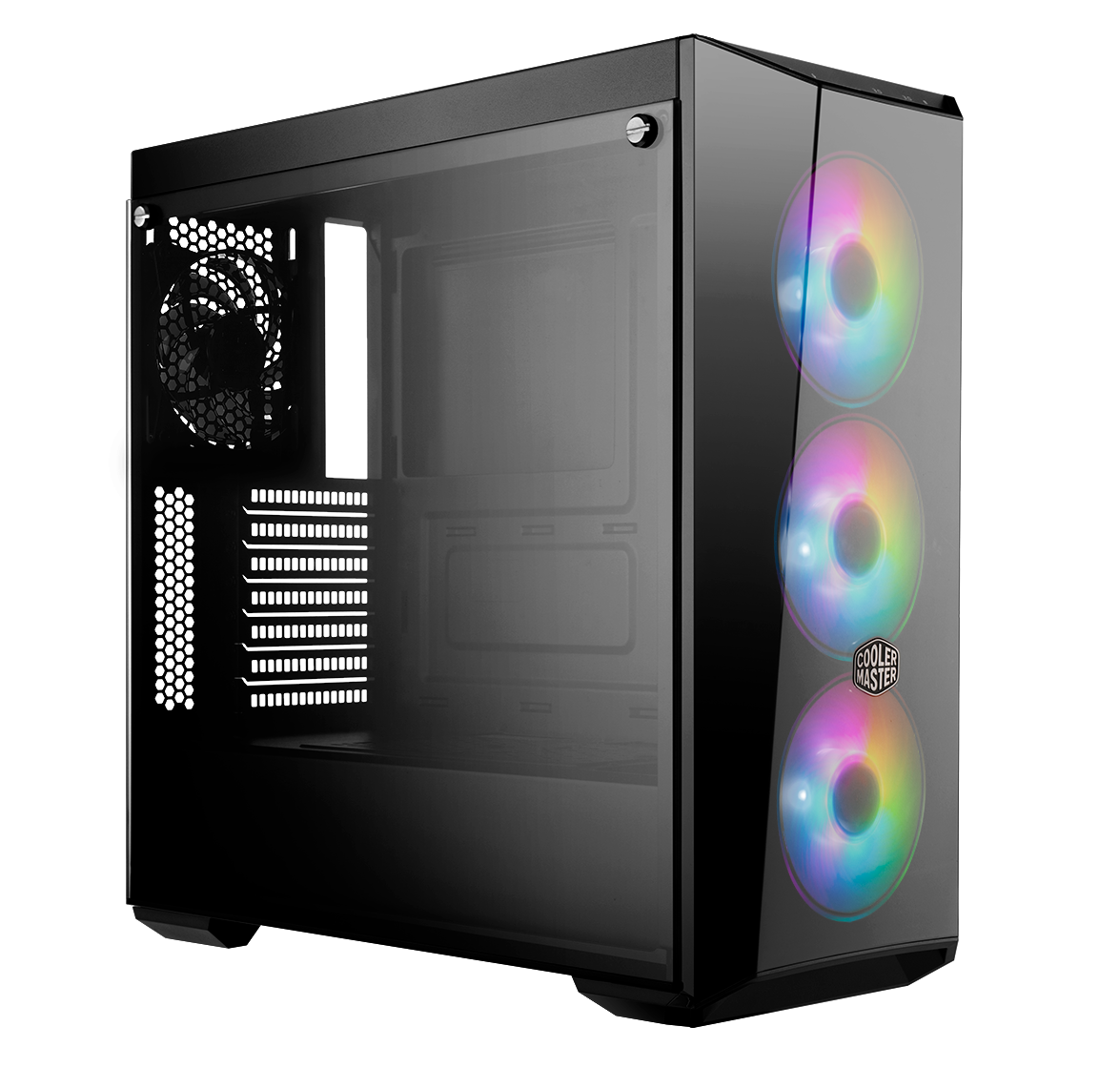 

Корпус COOLERMASTER MasterBox 5 Lite RGB, ATX, Midi-Tower, 2xUSB 3.0, RGB подсветка, черный, без БП (MCW-L5S3-KGNN-05), MasterBox 5 Lite RGB