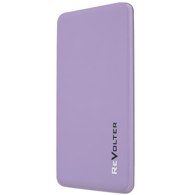 

Портативный аккумулятор (Powerbank) ReVolter 5000, 5000mAh, 1xUSB, 2.1A, фиолетовый, 5000