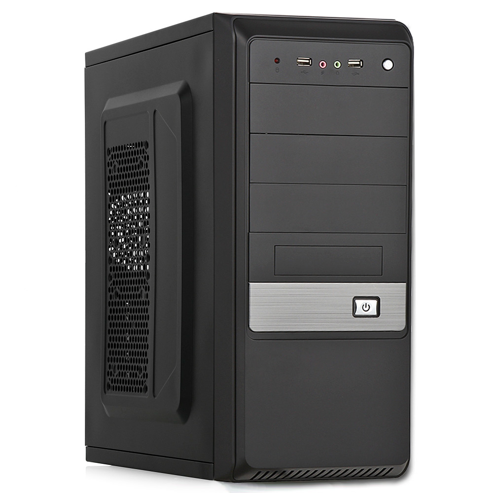 

Корпус Winard 3067(C), ATX, Midi-Tower, черный/серебристый, без БП, 3067(C)