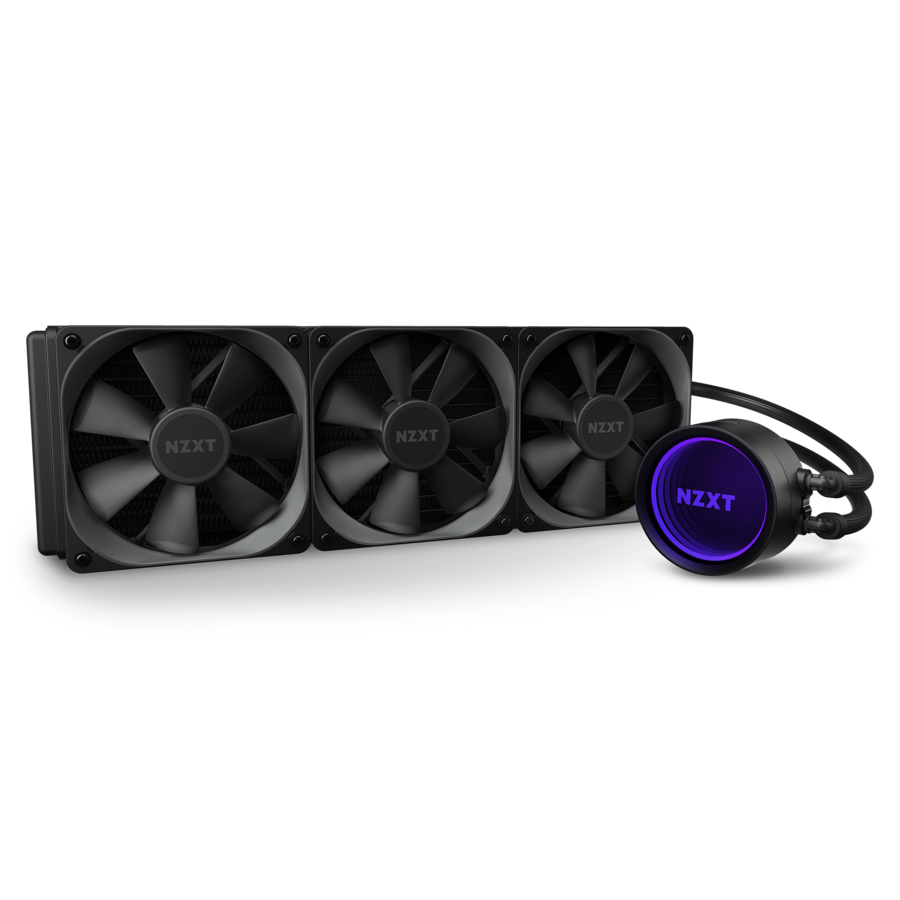 

Жидкостное охлаждение NZXT Kraken X73 для Socket 115x/2066/2011/2011-3/1356/1366/1200/AM4/TR4/sWRX8/TRX40, 3x120мм, RGB LED (RL-KRX73-01), Kraken X73