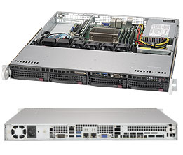Корпус Supermicro 813MFTQC-350CB2, ATX, 1U RM, 1x350 Вт (CSE-813MFTQC-350CB2)