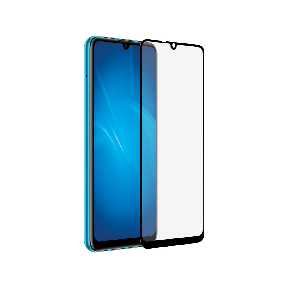 

Защитное стекло DF для экрана смартфона Honor 9A, FullScreen, закаленное, черная рамка (hwColor-115)