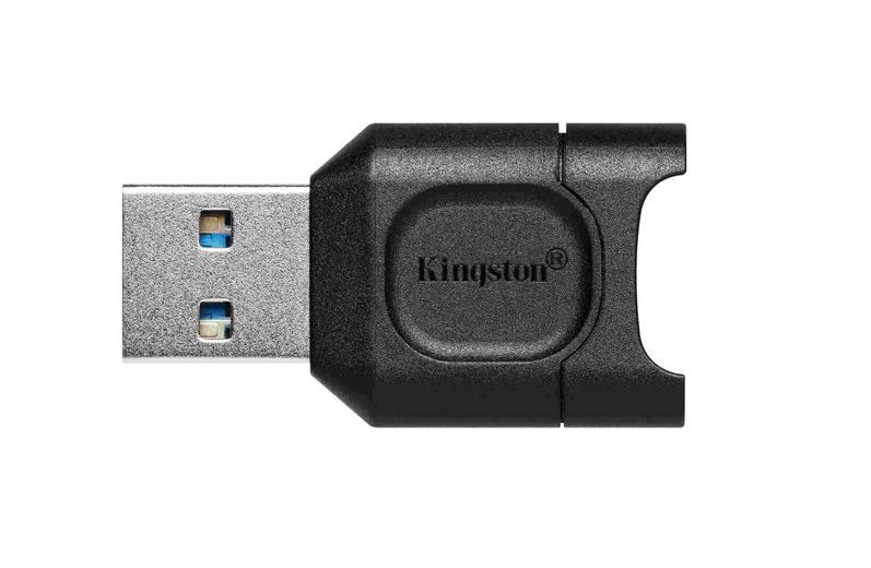 Картридер внешний Kingston MobileLite Plus, microSD, USB 3.2, черный (MLPM) - фото 1