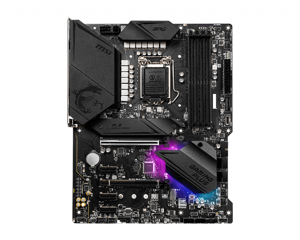

Материнская плата MSI MPG Z490 GAMING PLUS, Socket1200, Intel Z490, 4xDDR4, 2PCI-Ex16, 6SATA3, 7.1-ch, 2.5GLAN, 7 USB 3.2, 2 USB Type-C, HDMI, DP, ATX, Retail, MPG Z490 GAMING PLUS