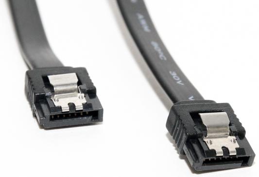 Шлейф 5bites SATA-SATA, 3.0, 45 см, черный