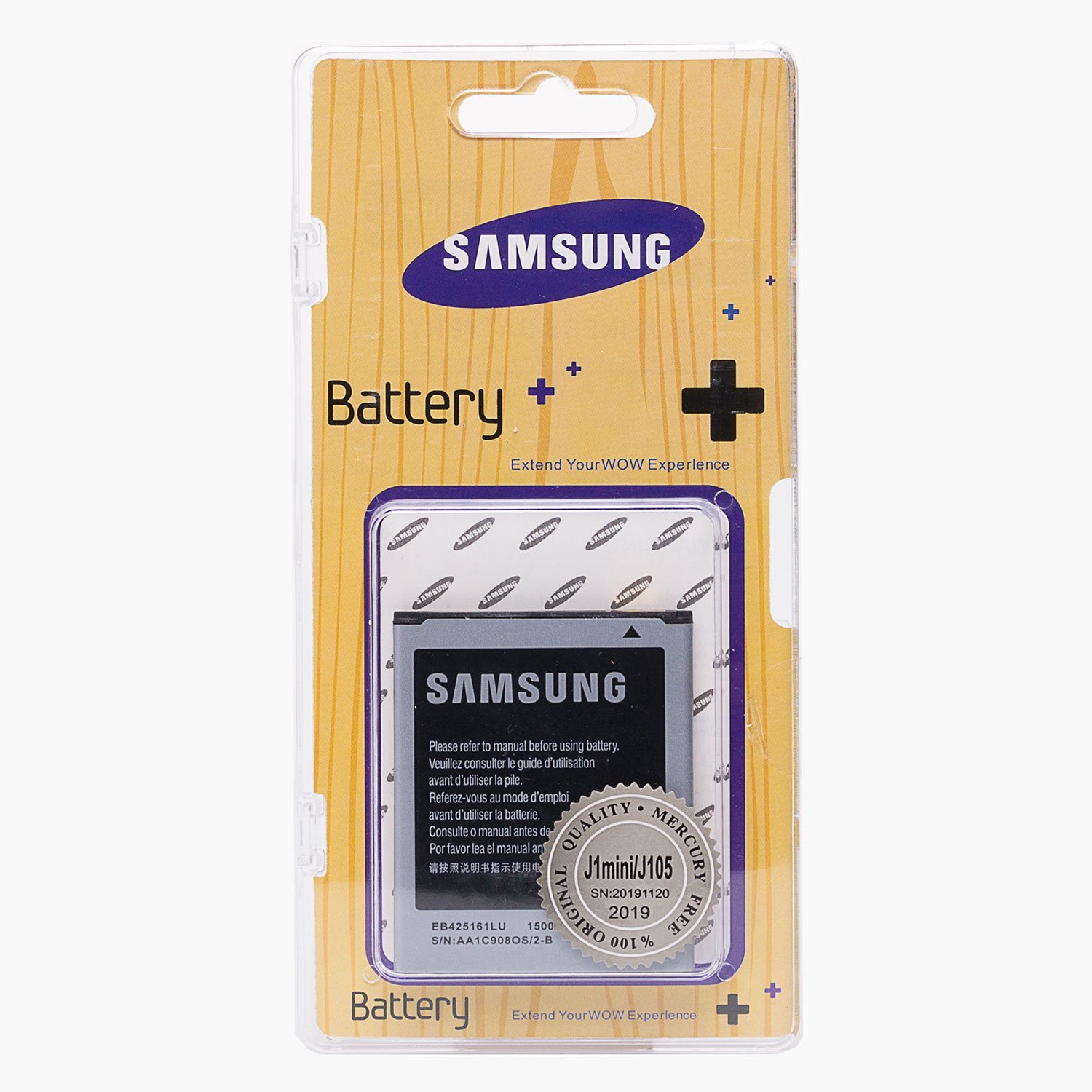Аккумулятор Original для Samsung SM-J105 Galaxy J1 mini