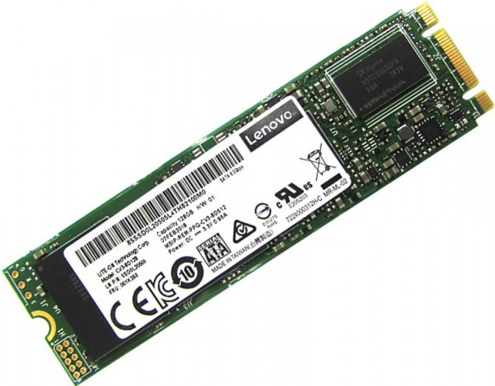 

Твердотельный накопитель (SSD) Lenovo 128Gb ThinkSystem, M.2 2280, SATA3 (7N47A00130)