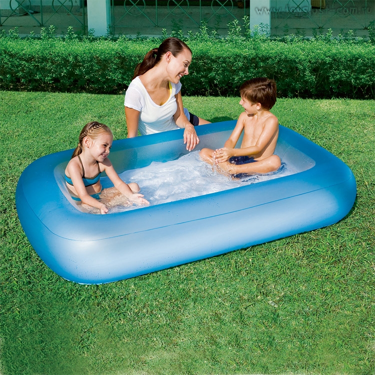 

Бассейн надувной прямоугольный Bestway Aquababes, 165 см x 104 см, 102 л (51115), Aquababes