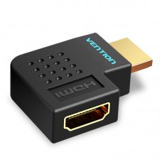 

Адаптер-переходник Vention угловой HDMI(19F)-HDMI(19M) v2.0, угол 270, черный (AICB0)