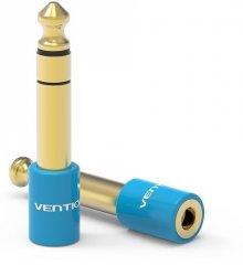 

Переходник Vention Jack 3.5(M)-Jack 6.35, позолоченные разъемы, синий (VAB-S01-L)