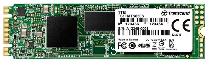

Твердотельный накопитель (SSD) Transcend 1Tb 830S, 2280, M.2 (TS1TMTS830S)