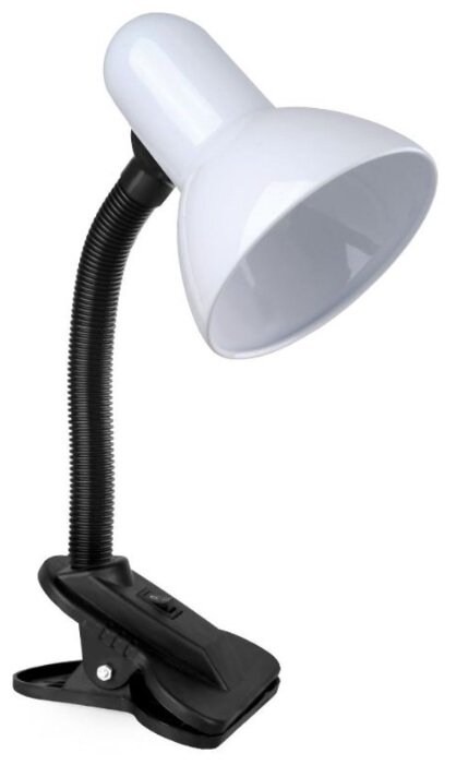 

Светильник на прищепке Camelion Light Solution KD-320 C01, E27, 60 Вт, без ламп, белый (10994), KD-320 C01