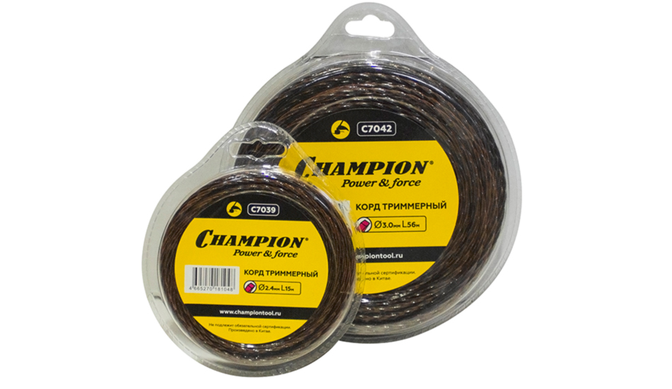 Леска триммерная Champion (C7041)