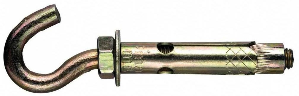 Анкерный болт с крюком 8 мм x 4.5 см (M6), OMAX (2147080450)