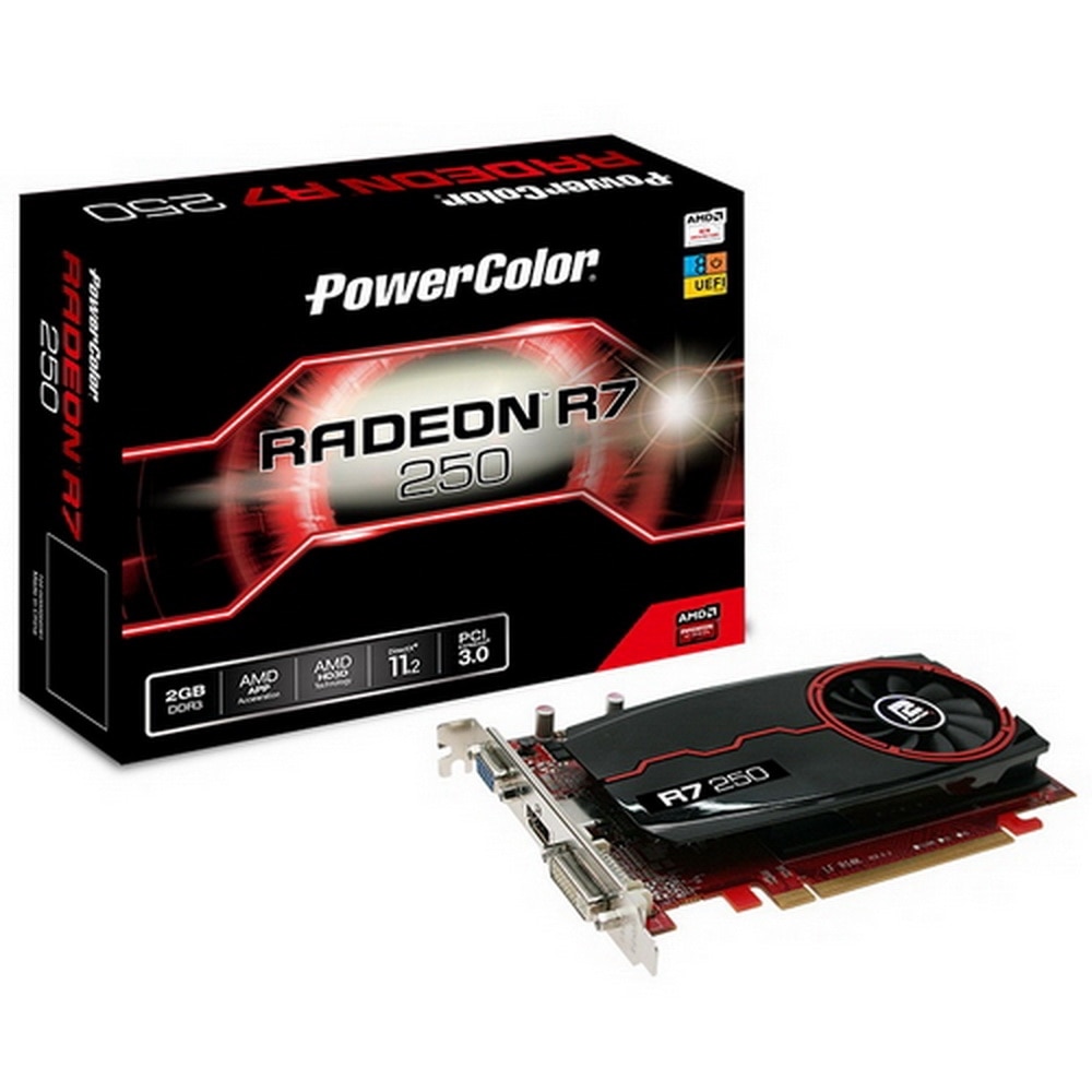 Видеокарта PowerColor AMD Radeon R7 250 (AXR7 250 2GBD3-DH)