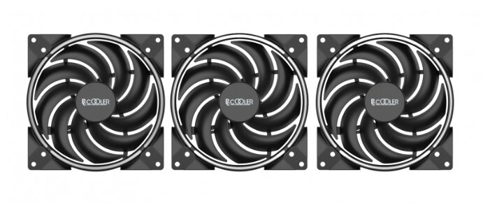 

Вентилятор PCCooler CORONA FRGB KIT, 120мм, 1800rpm, 31.4 дБ, 4-pin PWM, 3шт (CORONA FRGB (3 in 1)), CORONA FRGB KIT